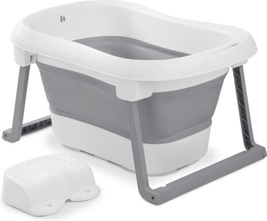 Hauck Wash n Fold L - babybadje - inklapbaar - White-Stone