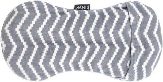 KipKep Woller Warmtekussen - Silver Grey - pittenzak - bij buikkrampjes - kruik - onrust - huilbaby - grijs