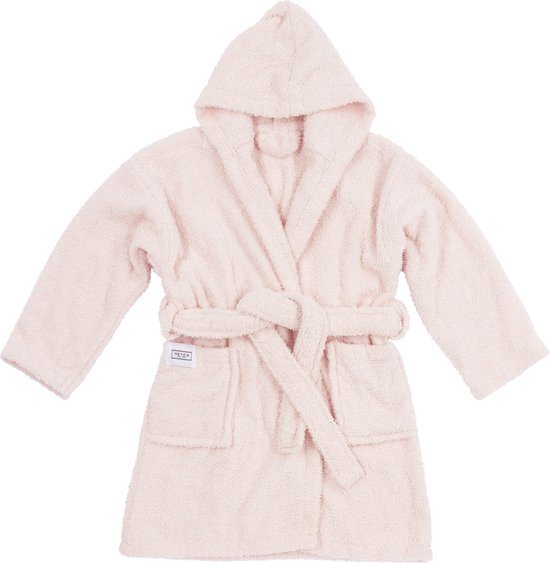 Meyco Baby Uni badjas - badstof - soft pink - 86/92