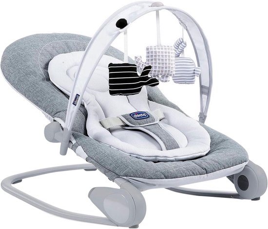 Chicco Relax Hoopla - Wipstoel baby - Met babygym speelboog - Comfortabel - Titanium