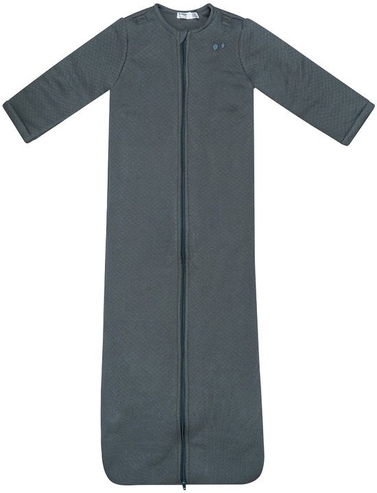 Baby 4 Seizoenen Slaapzak 6-14 mnd - Winterslaapzak & Zomerslaapzak 100% biologisch katoen - TOG 3.0 Dark Green - Groen - Snoozebaby