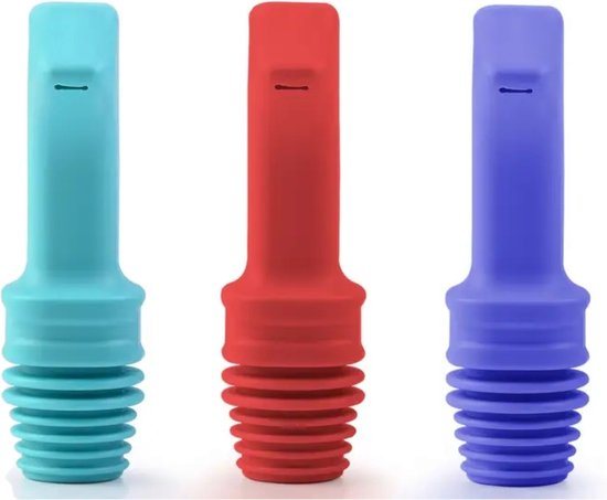 Bidet - Peri Bottle - Handdouche - Bidet Handdouche - Bidet Wc - bidet sproeier - postpartum - mobiele bidet -Draagbare Bidets-3 Draagbaar Bidet mini - blauw - rood- groen - Past op vrijwel iedere fles - AFZstore®