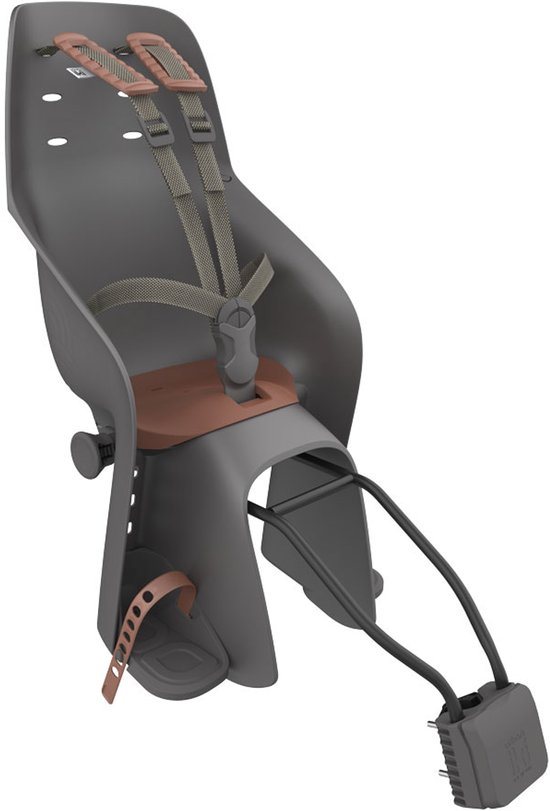 Urban Iki Achterzitje Fiets U-me Framebevestiging Bincho Black/Kuriiro Brown