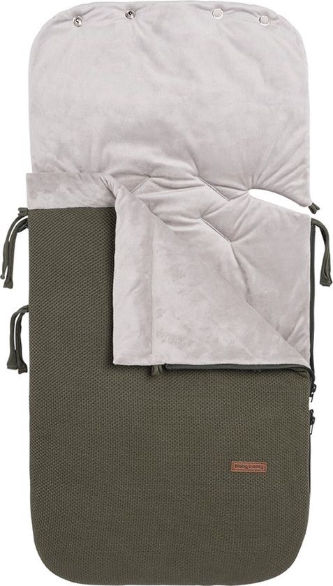 Baby's Only Voetenzak autostoel 0+ Classic - Khaki - Geschikt voor drie- en vijfpuntsgordel