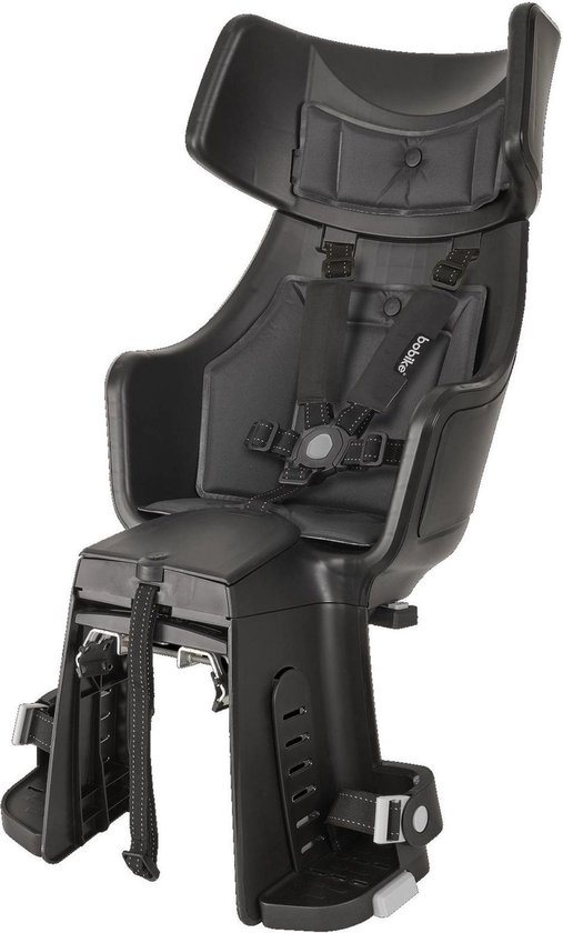 Bobike Exclusive Tour Maxi Plus LED Fietsstoeltje Achter - DB - Urban Black