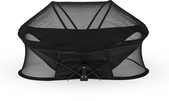 Deryan Infant Deluxe BabyBox Campingbedje - Matras en klamboe - Zwart
