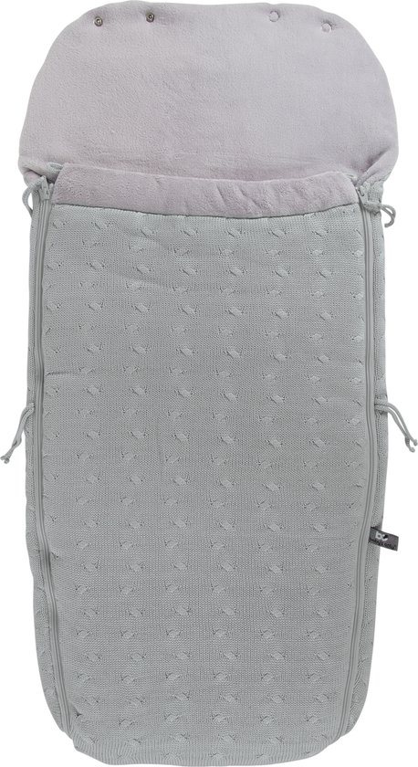 Baby's Only Voetenzak buggy - Buggyzak Cable - Grijs - Geschikt voor 3-puntsgordel