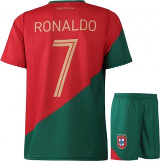 Portugal Voetbaltenue Ronaldo - Ronaldo Tenue Thuis - Voetbaltenue Kinderen - Shirt en Broekje - Jongens en Meisjes - Volwassenen - Heren en Dames-140