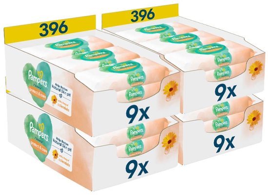 Pampers - Harmonie Protect & Care - Calendula - Billendoekjes - 1584 doekjes - 36 x 44