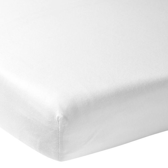 Meyco Baby Uni hoeslaken co-sleeper - white - 50x90cm