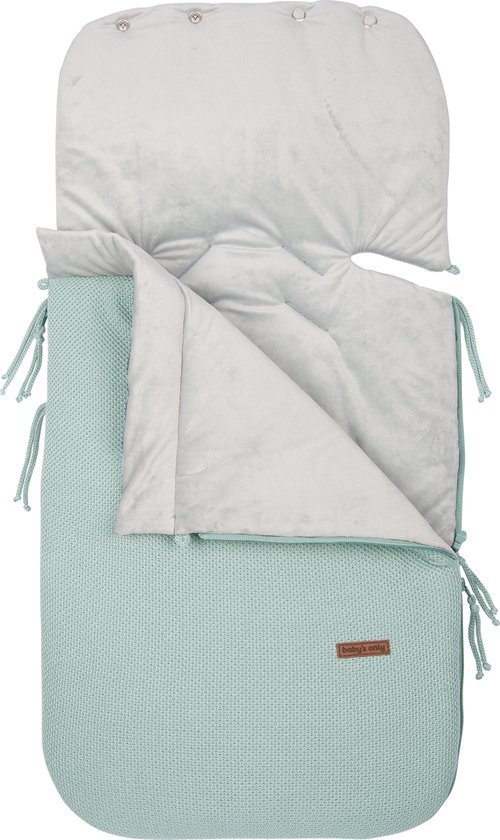 Baby's Only Voetenzak autostoel 0+ Classic - Mint - Geschikt voor drie- en vijfpuntsgordel