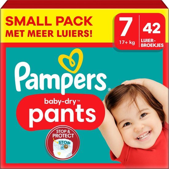 Pampers - Baby Dry Pants - Maat 7 - Small Pack - 42 stuks - 17+ KG