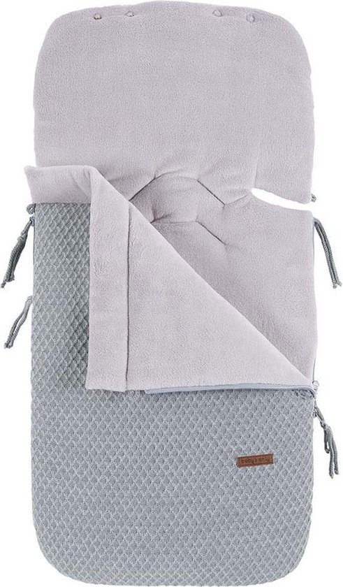 Baby's Only Voetenzak autostoel 0+ Sun - Grijs/Zilvergrijs - Geschikt voor drie- en vijfpuntsgordel