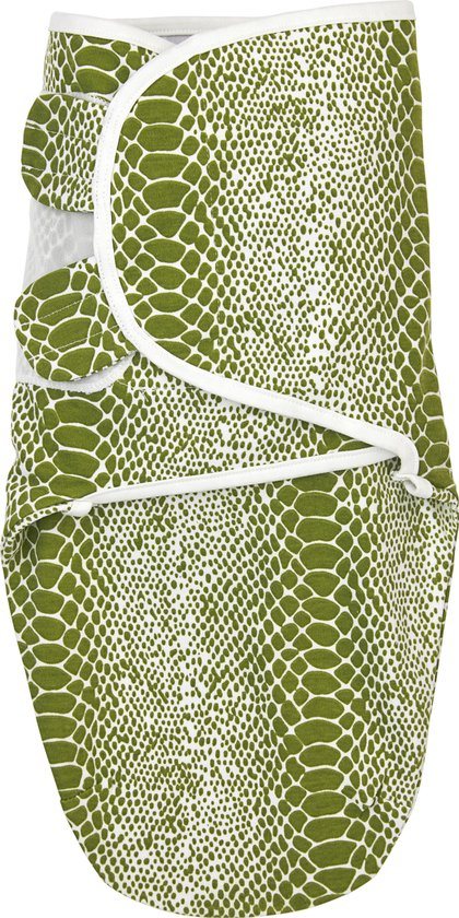 Meyco Baby Snake swaddlemeyco inbakerdoek - avocado - 0-3 maanden