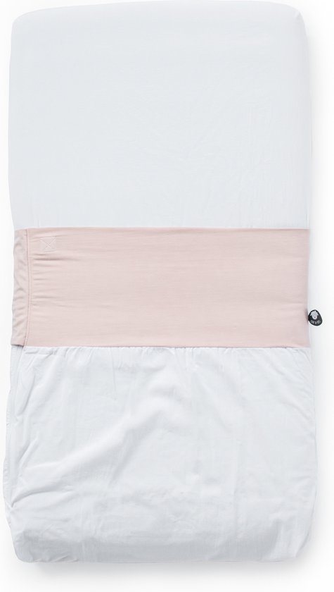 NUNKI Co Sleeper lakentje - simpel strak instoppen (ipv inbakeren)- 50x90 Light Pink