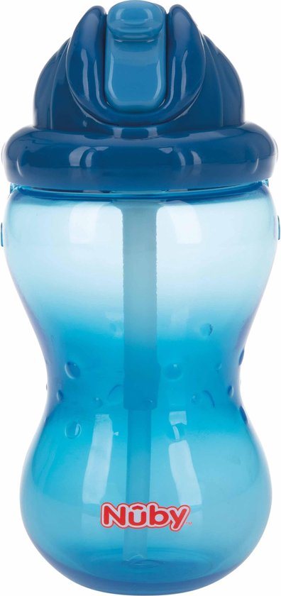 Nuby Flip-It Drinkbeker - 360 ml - Blauw