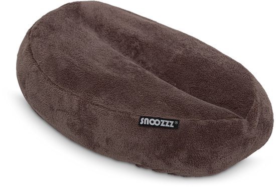 Snoozzz Relax hoes voor voedingskussen zwangerschapskussen - extra zachte teddy - Espresso