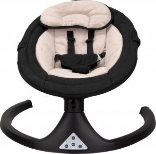 Novi Baby Nola Swing Wipstoel - Schommelstoel - Bouncer - Zwart Melange/Beige