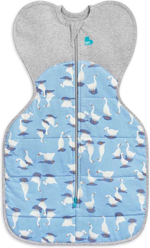 Love to Dream Babyslaapzak Swaddle Up - Inbakeren - Baby 3-6 maanden - 6-8.5 kg - Winter - 2.5 TOG - Oud blauw