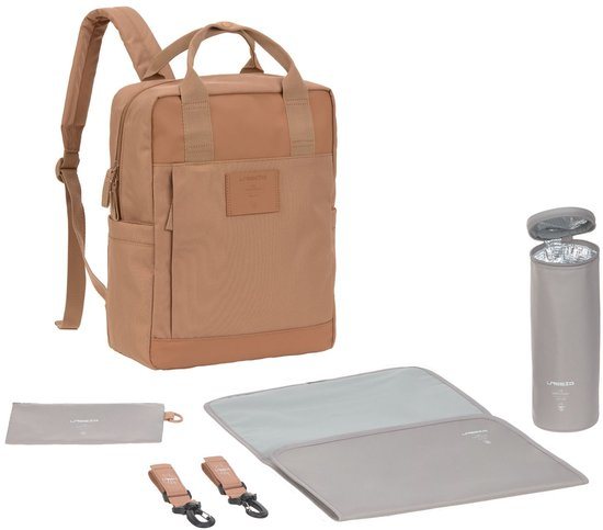 Lässig luiertas Green Label Vividal Backpack rugzak almond