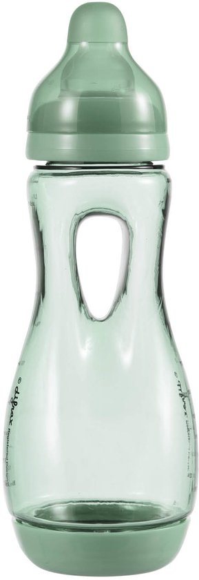 Difrax Handgreep S-babyfles - 240 ml - Groen - 1 Stuk