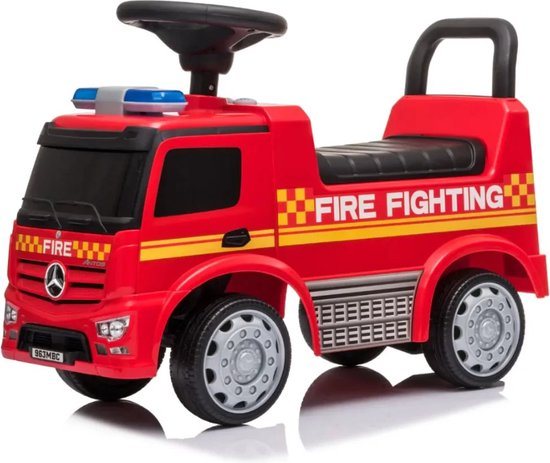 Mercedes Antos Brandweer Loopauto - voor Kinderen - tot 3 jaar - Rood