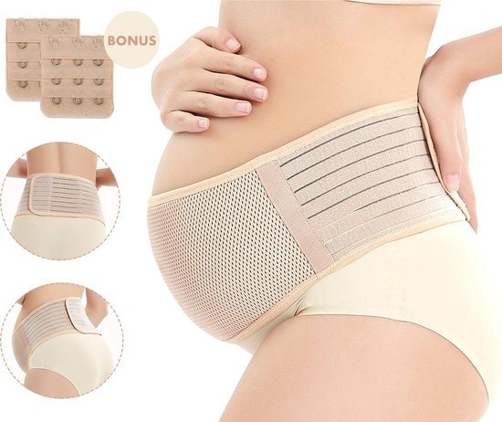 RX Goods Verstelbare Zwangerschapsband ideaal voor de Bekken, Buik & Rug – Zwangerschap - Kleding