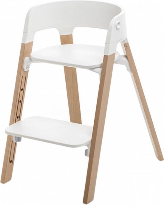 Stokke Steps Kinderstoel - White Naturel