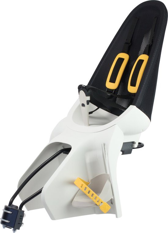 Qibbel Air Fietsstoeltje Achter Framebevestiging - Fietszitje - White Smoke