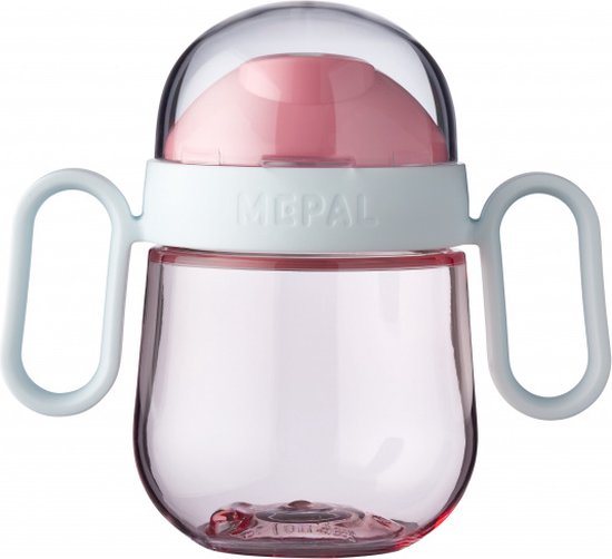 Mepal Mio antilekbeker – 200 ml – Makkelijk vast te houden – Kinderservies – Deep pink