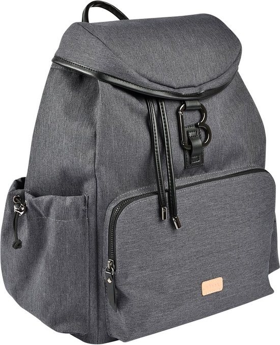Béaba Vancouver Nomadische Luiertas - Donkergrijs - Rugzakontwerp met Isothermisch Vak en Luiermatje