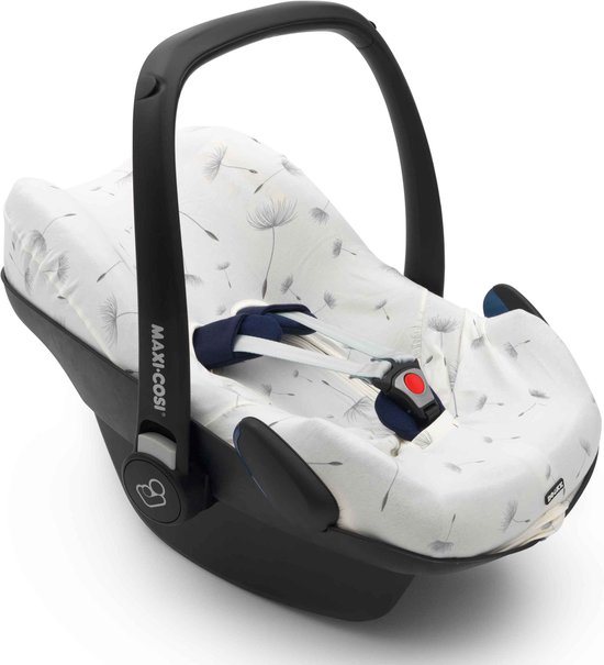 Dooky Seat Cover 0+ Autostoelhoes Dandelion - Universele Autostoelhoes Maxi Cosi CabrioFix, Maxi Cosi hoes Pebble, Maxicosi hoes, Cybex en meer - Autostoelhoes Baby Universeel