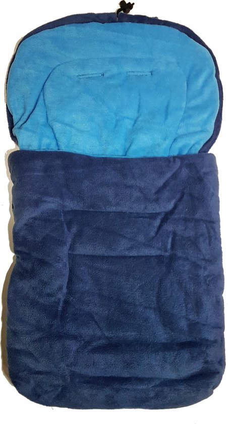 ISI MINI - Voetenzak Buggy - Fleece - autostoel 0 - Blauw / Aqua