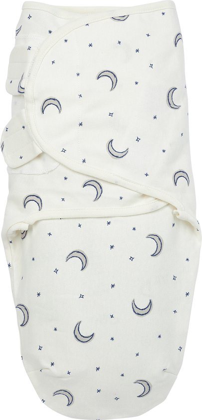 Meyco Baby Moon swaddlemeyco inbakerdoek - indigo - 0-3 maanden - 1.0 TOG