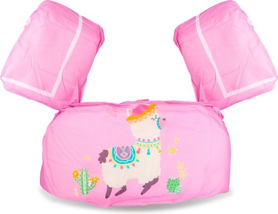 Qwali Puddle Jumper Alpaca - Zwemvest - Voor kinderen van 2 tot 6 jaar - Zwemvest Kind - Haai - Zwembandjes - Drijfvest Kind - Zwemvleugels - Zwemkurk - Zwemgordel