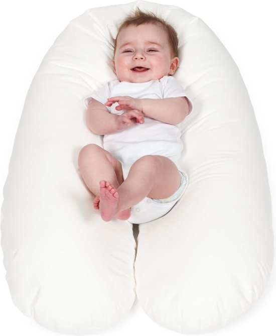 Snoozzz Voedingskussen Premium Kwaliteit - 185 cm – Microparel Vulling – Luxe Draagtas – EXCLUSIEF Buitenhoes