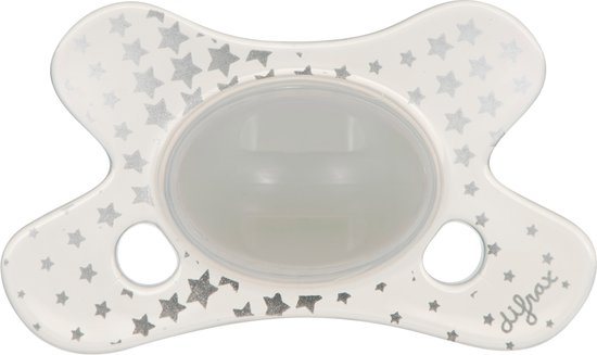 Difrax - Natural Speen - 0 tot 6 Maanden Speen - Glow in the Dark - 1 stuk