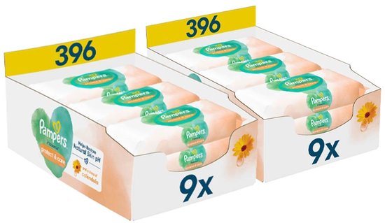 Pampers - Harmonie Protect & Care - Calendula - Billendoekjes - 792 doekjes - 18 x 44