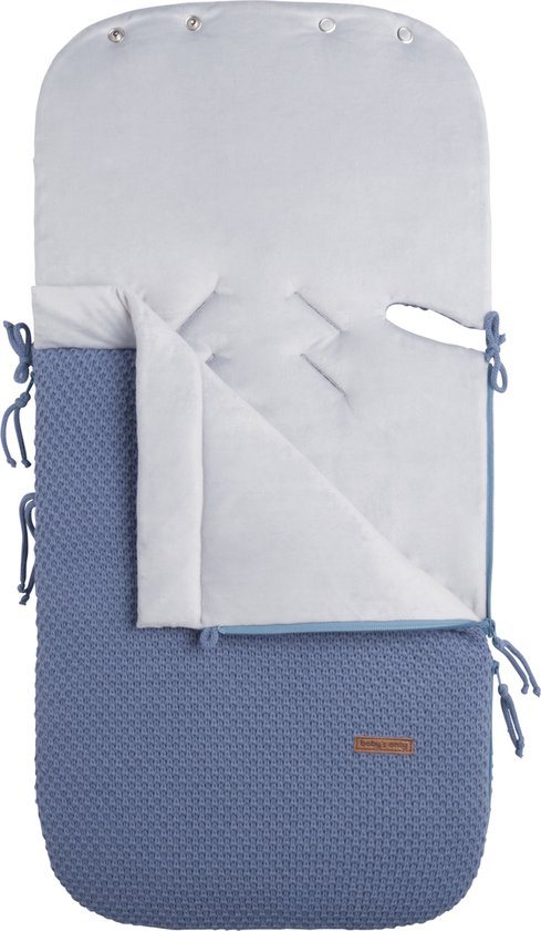 Baby's Only Voetenzak autostoel 0+ Flavor - Indigo - Geschikt voor drie- en vijfpuntsgordel