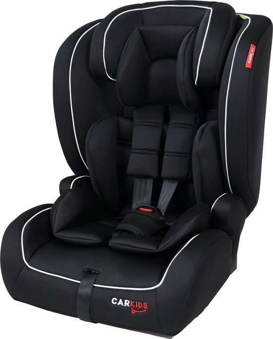 Carkids i-Size Autostoeltje Jessie 76-150cm Zwart/Wit - ISOFIX - Veiligheid - Comfort