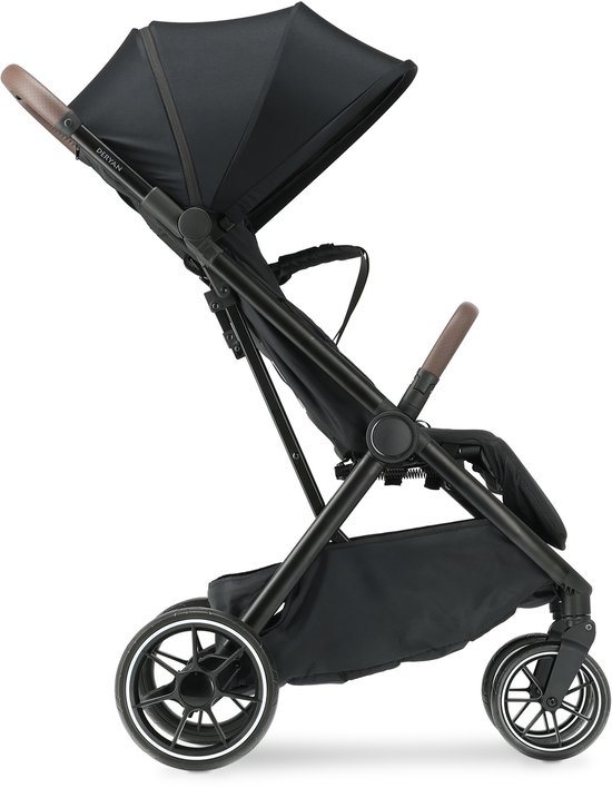 Deryan Rolo XL Luxe Lichtgewicht Buggy - Zwart