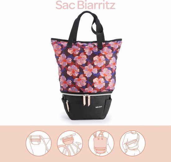 Béaba Biarritz - Kinderwagenorganizer - Luiertas - Zwart