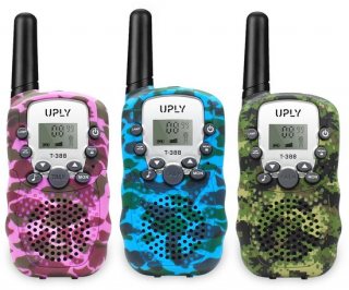 UPLY Walkie Talkie voor Kinderen en Volwassenen - Portofoon - 5KM Bereik - Set van 3