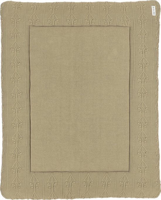 Meyco Baby Romantic Flower boxkleed - taupe - 77x97cm