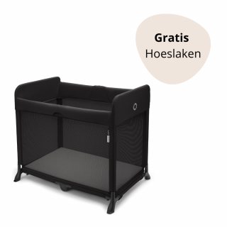 Campingbed Bugaboo Stardust Black met Hoeslaken