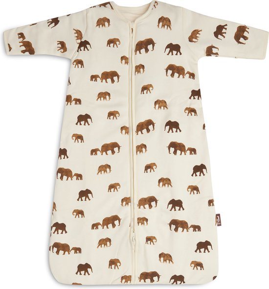 Jollein - Baby Winterslaapzak 4-Seizoenen (Savannah) - Katoen - Winterslaapzakje Baby, Babyslaapzak - 110cm