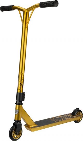 Black Dragon Stuntstep - Kinderen - Liquid Gold - Goud/Zwart