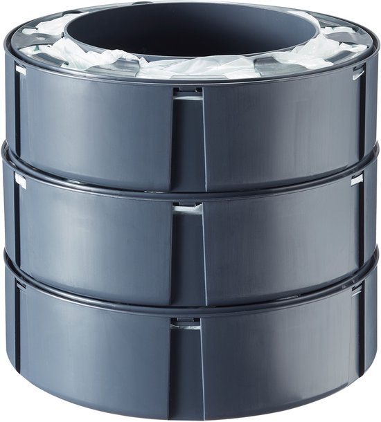 Tommee Tippee Simplee Sangenic navulcassette Set van 3 navulcassettes, alleen geschikt voor de Simplee Sangenic luieremmers, geurbestrijding en antibacteriële werking, 100% gerecycled frame