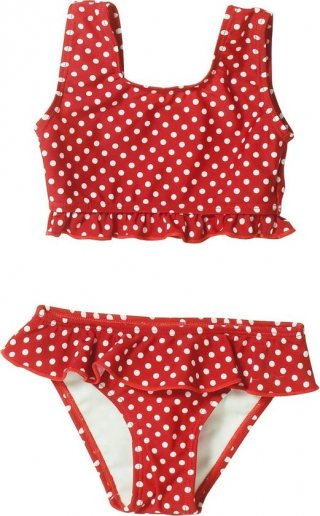 Playshoes UV bikini Kinderen Stippen - Rood - Maat 86/92