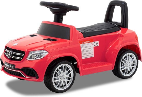 Mercedes GLS63 AMG - Elektrische Loopauto - 6V - Afstandsbediening - Rood